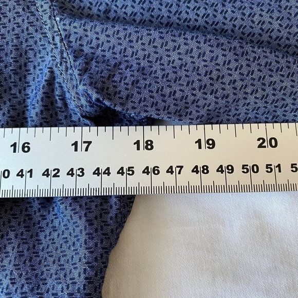 RW & Co. Tailored Fit Men's Patterned Button Up Long Sleeve Shirt Size XS - Picture 8 of 11